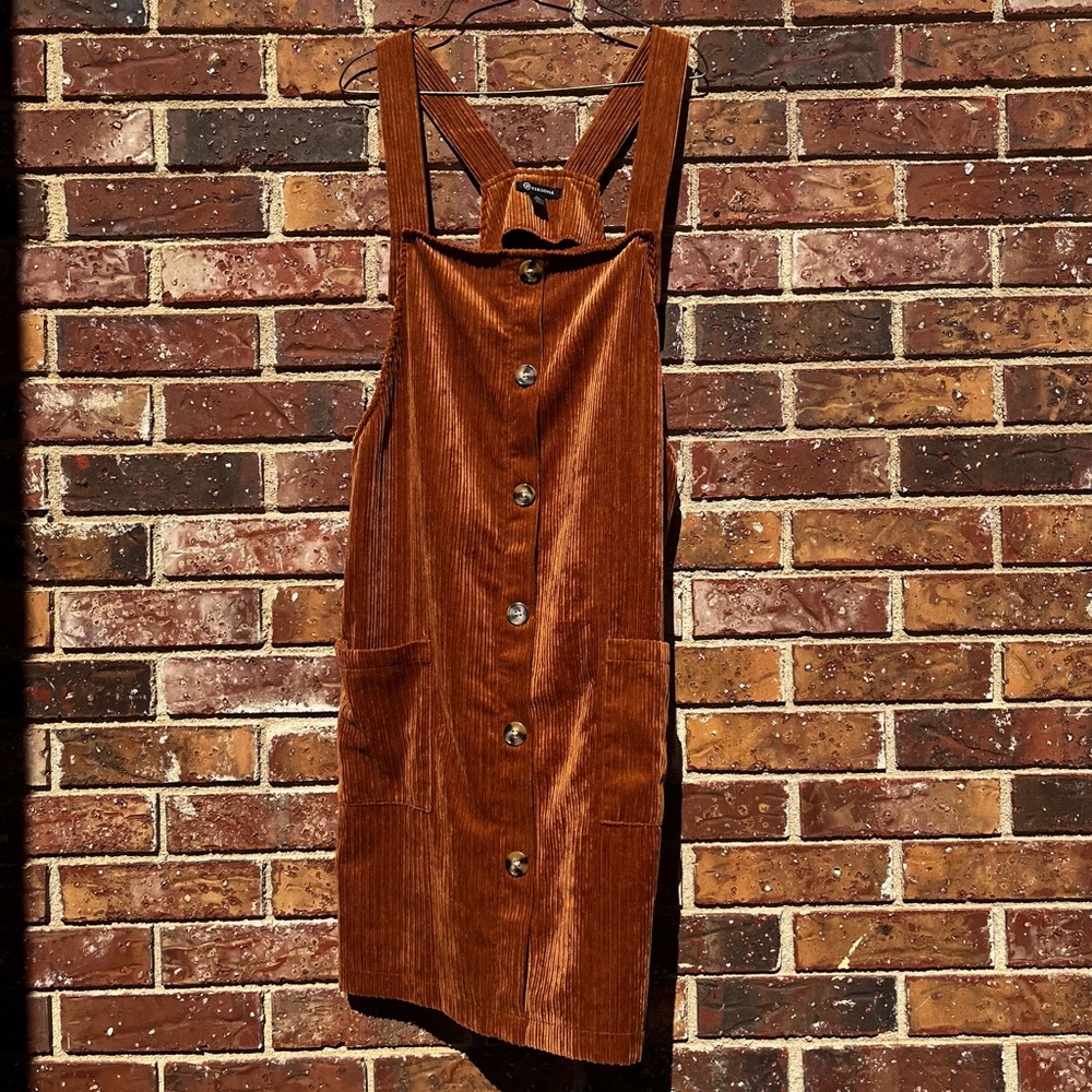Versona Overall Suede Dress